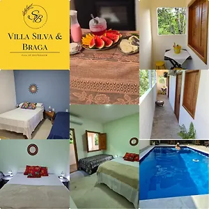  Quarto em Acomodações Particulares Silva&braga Arraial D'ajuda Bahia-verde